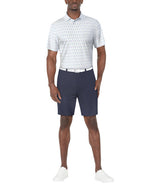 PGA Tour Mens Refreshments Print Short Sleeve Golf Polo Shirt