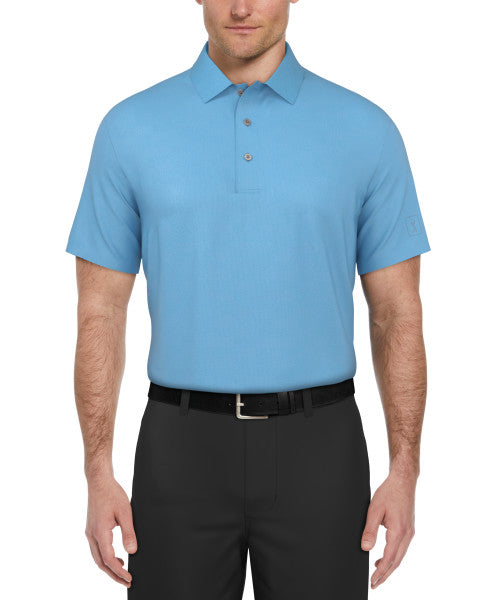 PGA Tour Mens Airflux Mesh Golf Short Sleeve Polo Shirt