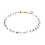 UNOde50 Two Toned Ball & Lock Clasp Necklace