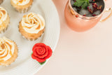 Nora Fleming Mini of The Month Red Rose