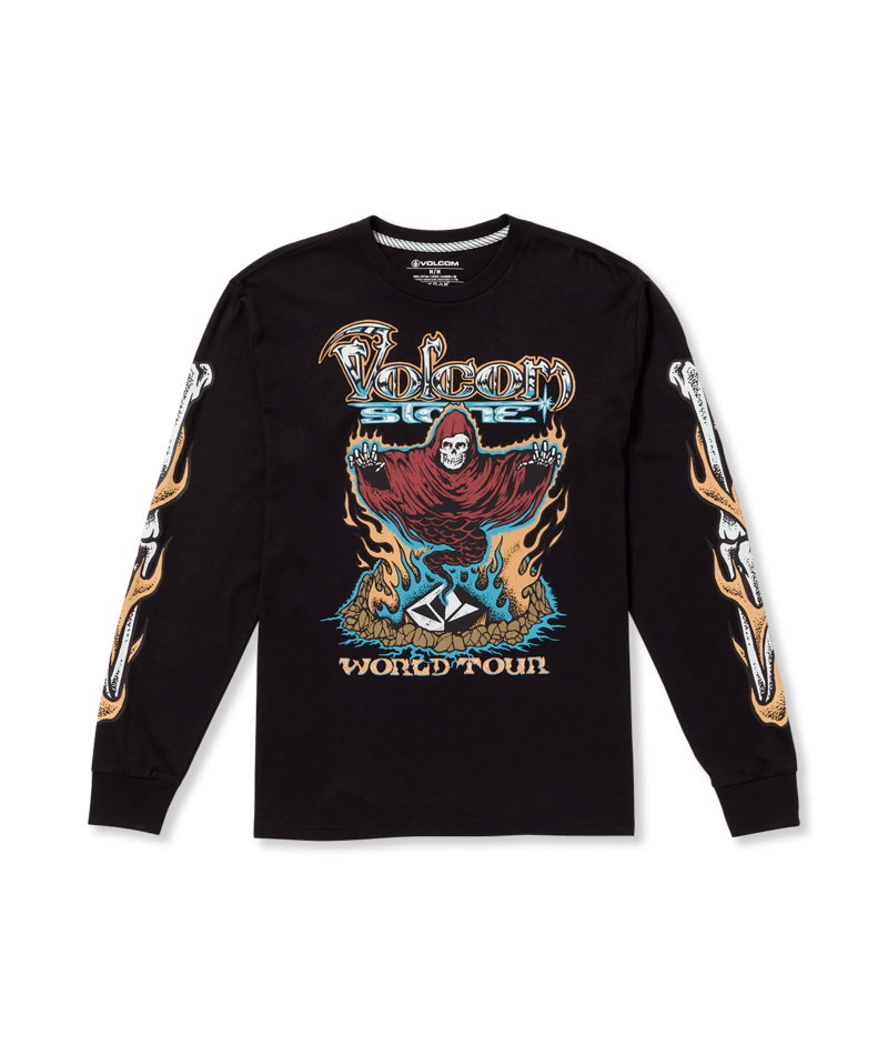 Volcom Mens Stone Ghost Long Sleeve T-Shirt