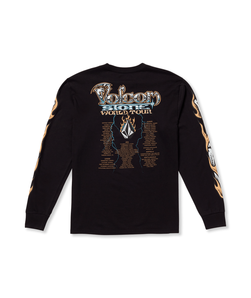 Volcom Mens Stone Ghost Long Sleeve T-Shirt