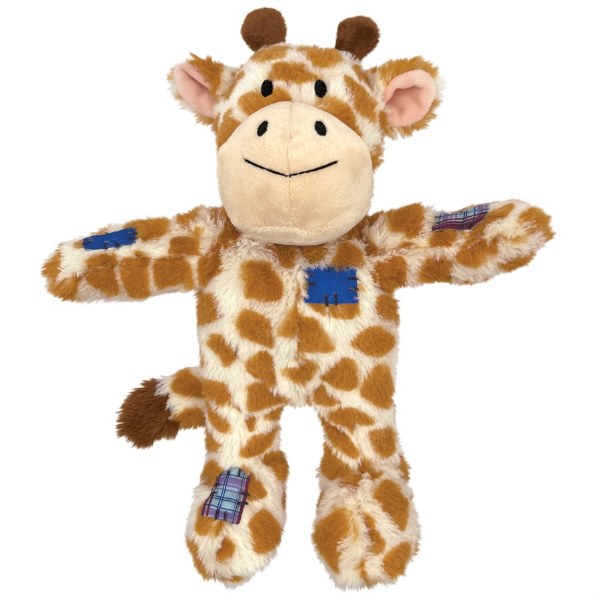 KONG Wild Knits Giraffe Plush Dog Toy