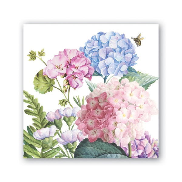 Michel Design Works Wild Hydrangea Cocktail Napkins