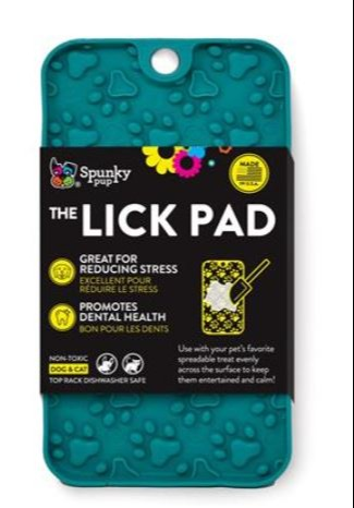 Spunky Pup Dog Lick Pad - Small Rectangle