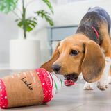 Huxley & Kent Latte My Way Dog Toy (Double Sided) - Large