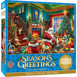 MasterPieces Season's Greetings - The Santa Stakeout 1000 Piece Jigsaw Puzzle
