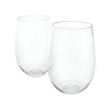True Flexi 8 Oz Stemless Wine Cup - Set Of 2