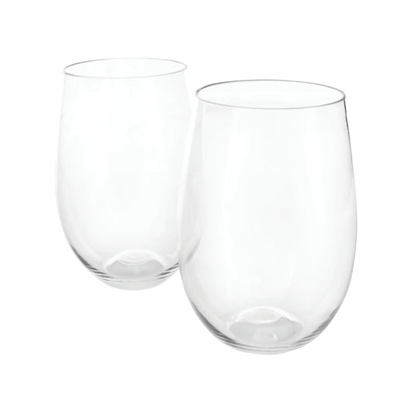 True Flexi 8 Oz Stemless Wine Cup - Set Of 2