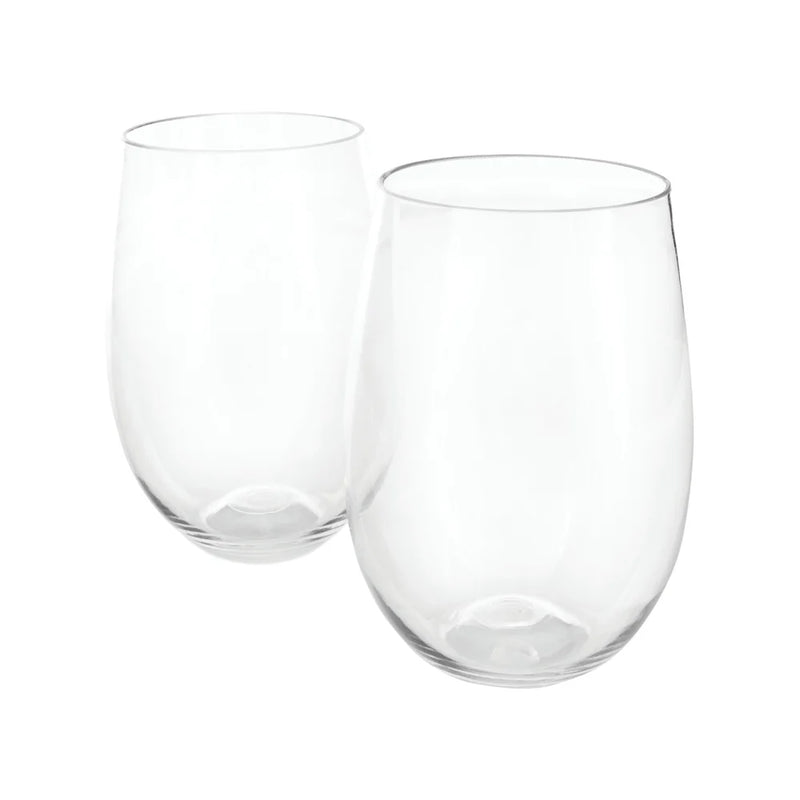 True Flexi 8 Oz Stemless Wine Cup - Set Of 2