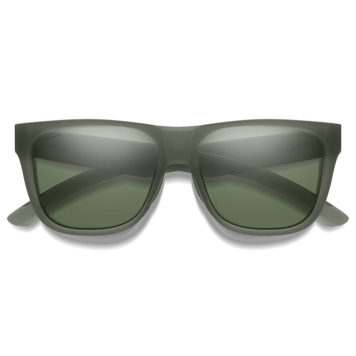 Smith Lowdown 2 Matte Moss Crystal Frame - ChromaPop Polarized Gray Green Lens - Polarized Sunglasses