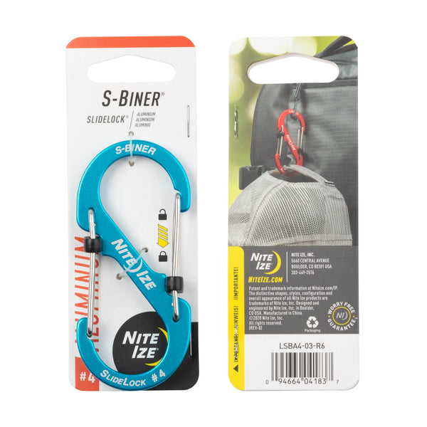 Nite Ize S-Biner SlideLock Aluminum Size #4