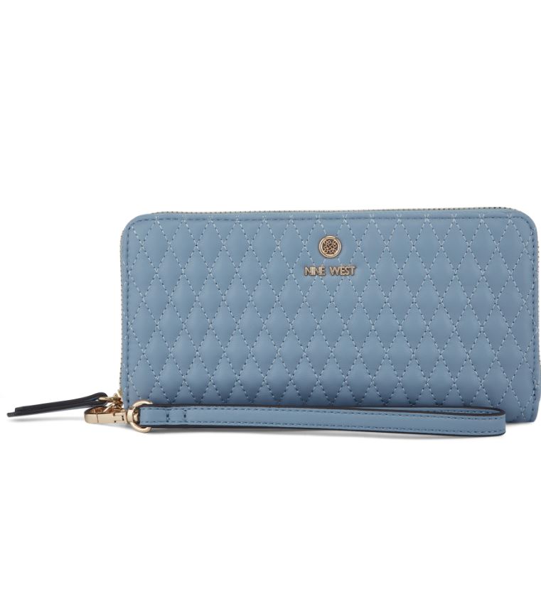 Nine West Linnette Zip Around Wallet With Wristlet