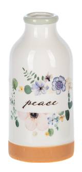 Ganz Peace Love & Hope Floral Vases - 3-Piece