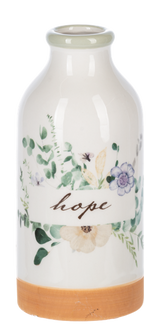 Ganz Peace Love & Hope Floral Vases - 3-Piece