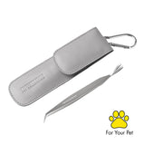 Tweezerman Dual Sided Pet Tick Removal Tweezer