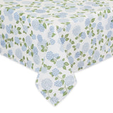 Design Imports Hydrangea Garden Printed Tablecloth - 60 x 84"