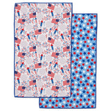 Design Imports Americana Printed Microfiber Dishtowel