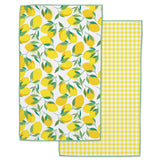 Design Imports Lemon Fresh Printed Microfiber Dishtowel