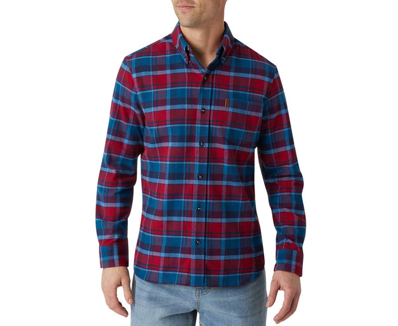 Chaps Mens Fireside Stretch Flannel Shirt