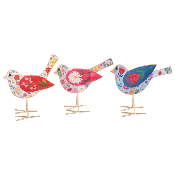 Ganz Botanical Bird Figurines