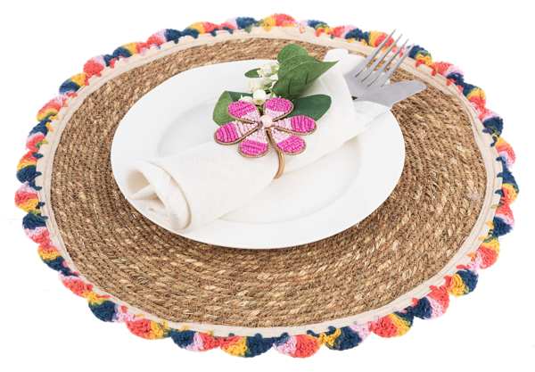 Ganz Boho Placemat Set - 4 pc