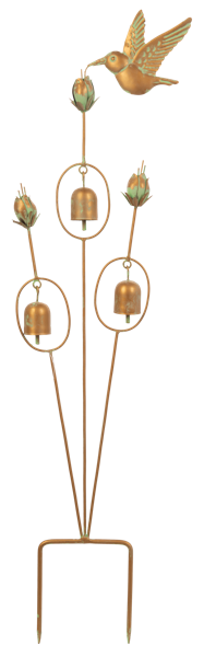 Ganz Hummingbird w/ Bell Gardenstake