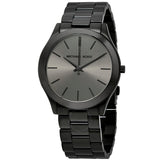 Michael Kors Mens Slim Runway Black Dial Watch