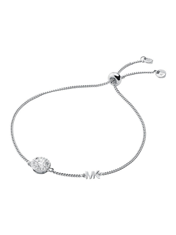 Michael Kors Pave Halo Slider Bracelet - Sterling Silver