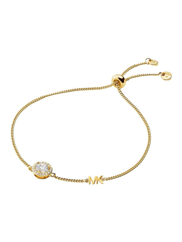 Michael Kors Pave Halo Slider Bracelet - Gold