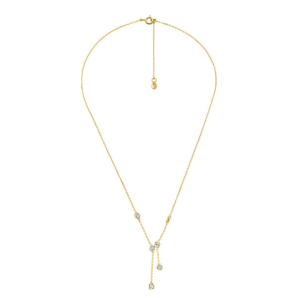 Michael Kors Gold-Plated Bezel Necklace