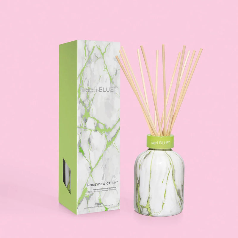 Capri Blue Honeydew Crush Modern Marble Petite Reed Diffuser - 5.7 fl oz.