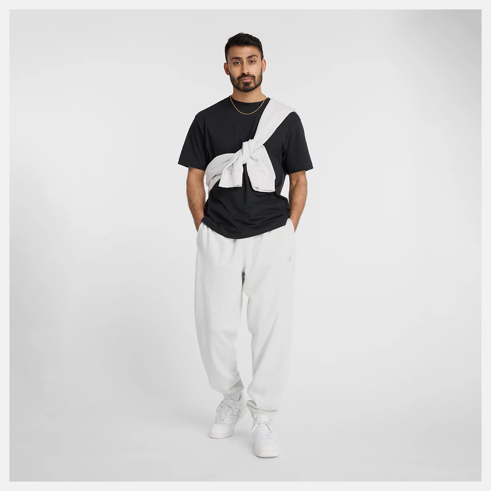 New Balance Mens Athletics French Terry Jogger Pants