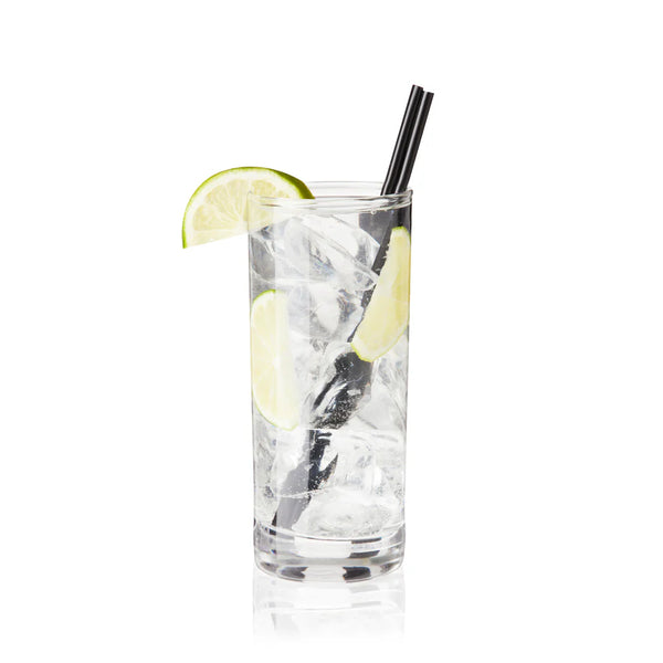 True Party Cocktail Black Straws - Set Of 100