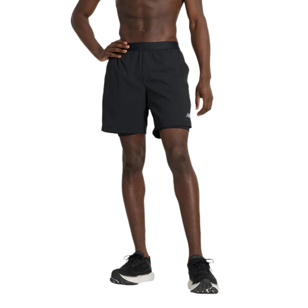 New Balance Mens AC Lined 7" Shorts