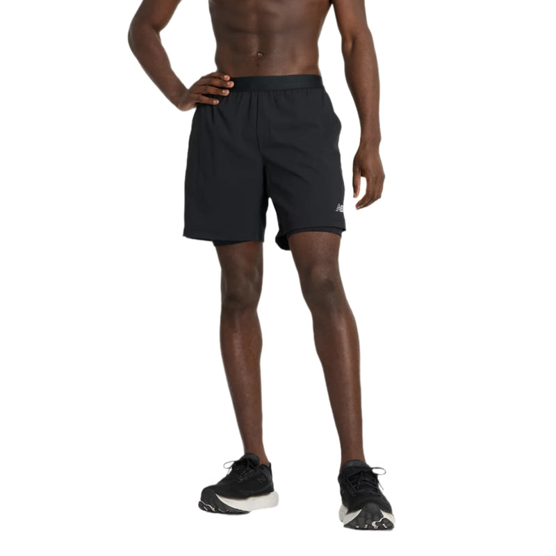 New Balance Mens AC Lined 7" Shorts