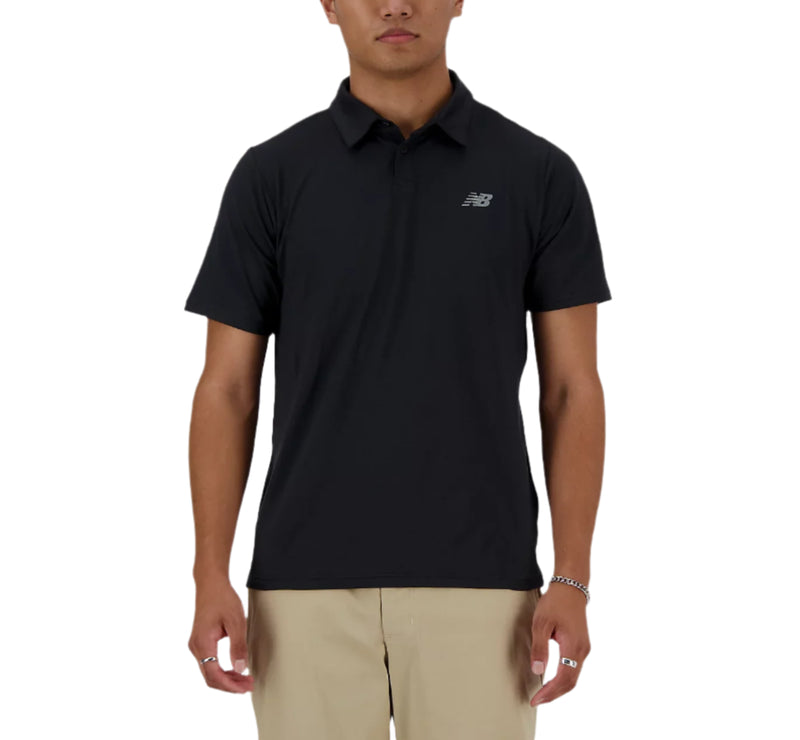 New Balance Mens Performance Short Sleeve Polo Shirt