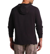 Municipal Mens Enduro Stretch Hooded Long Sleeve T-Shirt