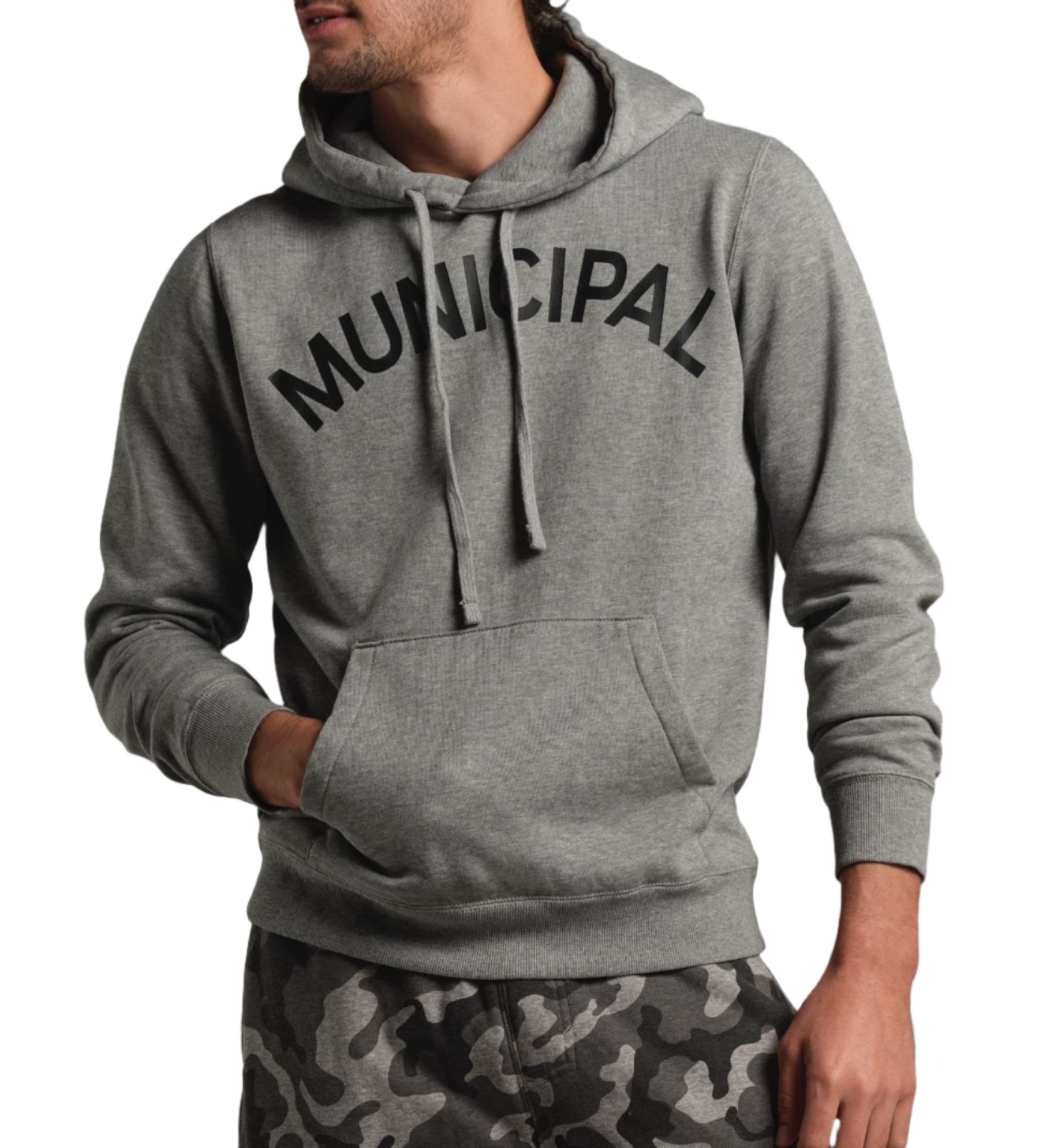 Municipal Mens Origin 300 Pullover Hoodie Sweatshirt