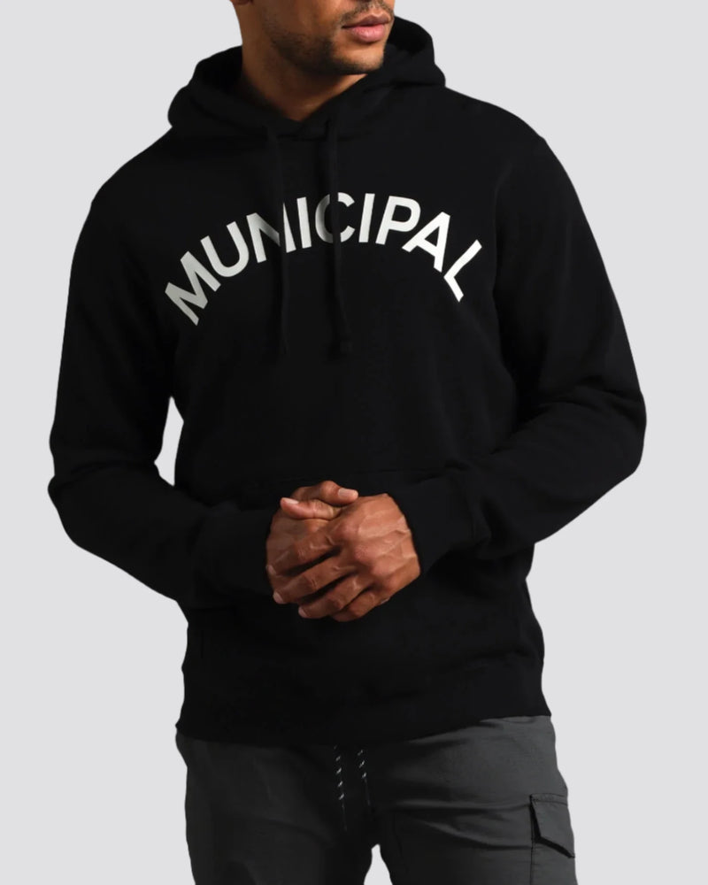 Municipal Mens Origin 300 Pullover Hoodie Sweatshirt