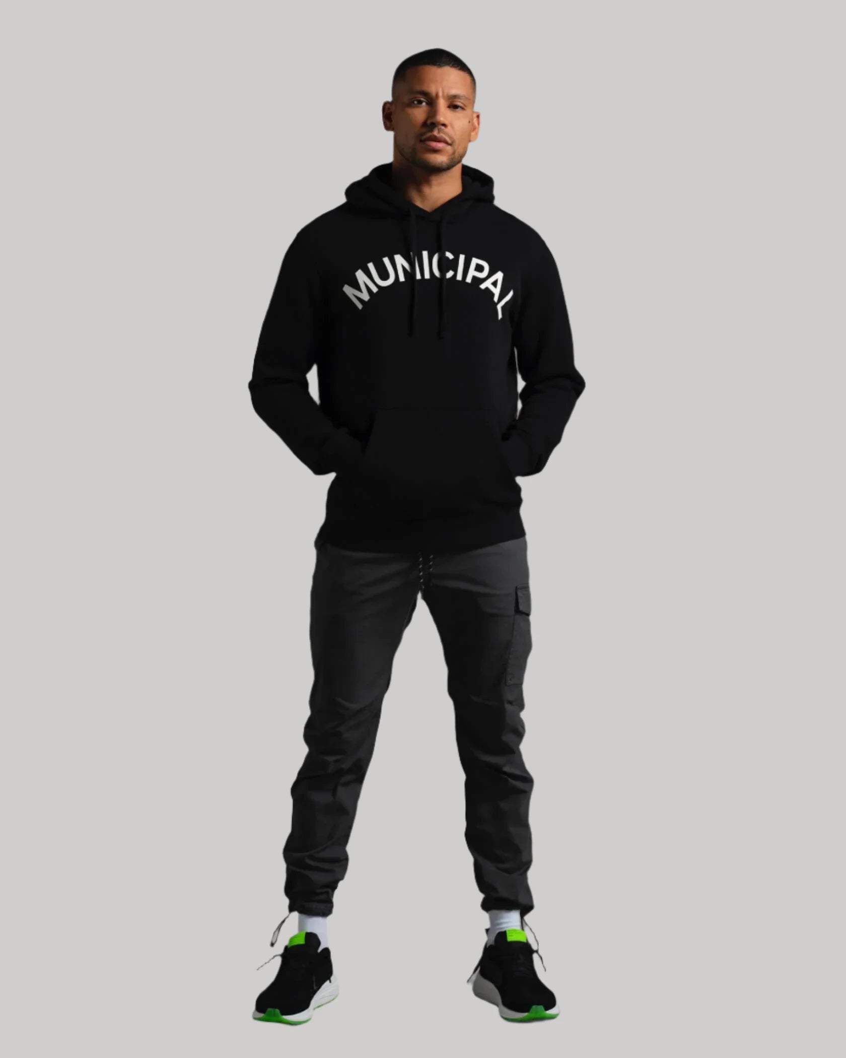 Municipal Mens Origin 300 Pullover Hoodie Sweatshirt