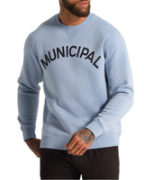 Municipal Mens Origin Fleece Crewneck Sweatshirt