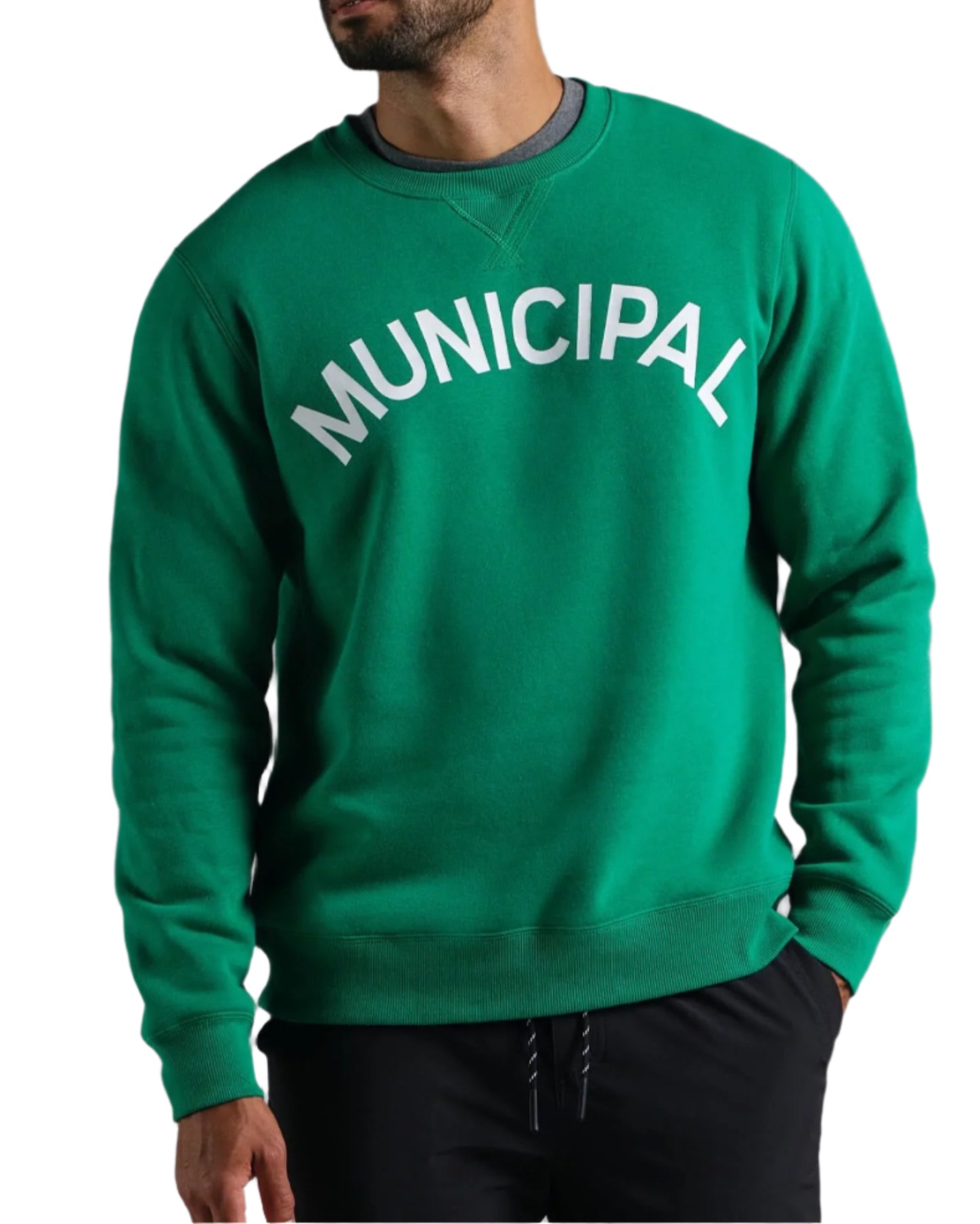 Municipal Mens Origin Fleece Crewneck Sweatshirt