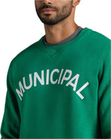 Municipal Mens Origin Fleece Crewneck Sweatshirt