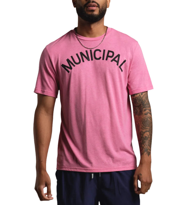 Municipal Mens Origin SuperBlend Short Sleeve T-Shirt