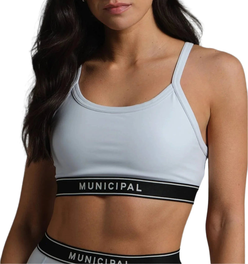 Municipal Womens Motivate Strappy Sports Bra