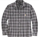 Carhartt Mens Rugged Flex Relaxed Fit Long Sleeve Button Down Shirt