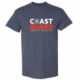 Coast Guard Mens Retro Heather Short Sleeve T-Shirt