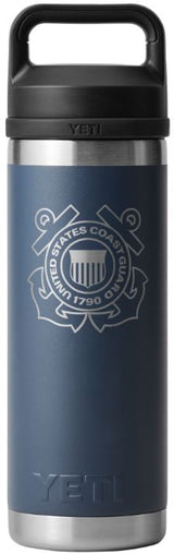 Coast Guard YETI Rambler Bottle - 18 oz.