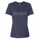 Coast Guard Womens Relaxed Crewneck Short Sleeve T-Shirt